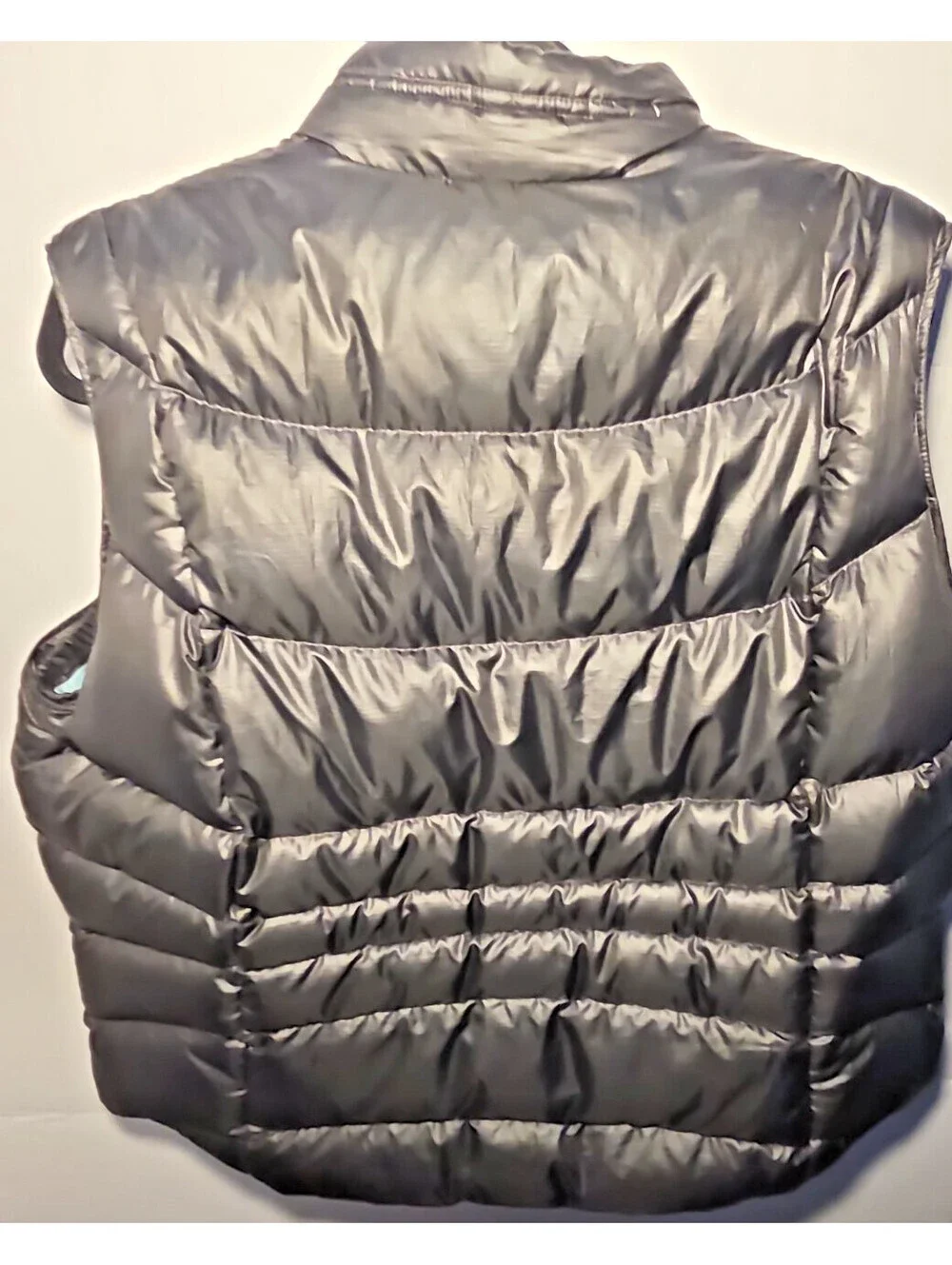 Vintage Style Eddie Bauer Premium Goose Down Vest Womens XXL Black Puffer